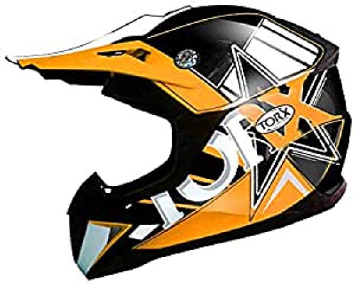 TORX Motorradhelme Peter Kid Neon, orange, Größe M