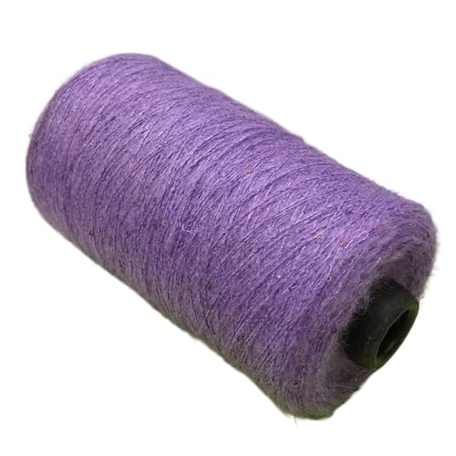 250 g Mohair-Garn, Handstrickgarn, mitteldickes Garn, Wollmischungsgarn for Strickgarn, Häkeln (Color : Light purple, Size : 250g)