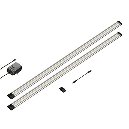 Parlat LED Unterbau-Leuchte SIRIS, flach, je 90cm, 800lm, weiß 2er Set