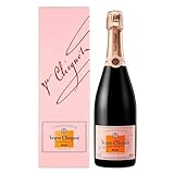 Veuve Clicquot Rosé Champagner mit Geschenkverpackung, 4er Pack (4 x 0,75L)