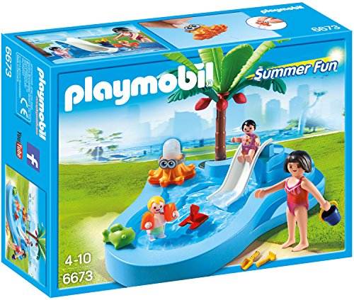 PLAYMOBIL Summer Fun 6673 Babybecken mit Rutsche