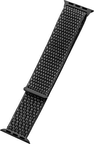 PETER JÄCKEL Watch Band für Apple Watch 40mm (Series 4/5)/ 38mm (Series 1/2/ 3) Nylon Dark Black