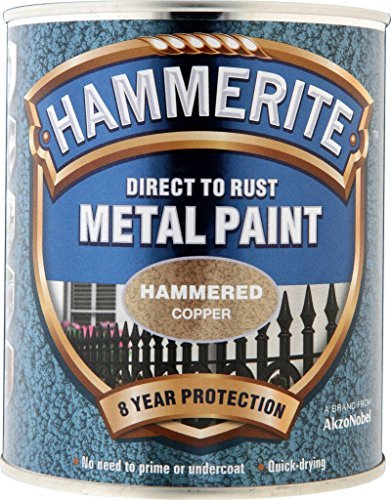Hammerite Metal Paint Hammered 750ml Copper by Hammerite
