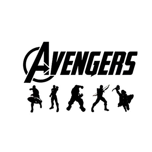 Avengers Wandtattoo Superheld Aufkleber Iron Man Grüner Riese Raytheon Comic Poster Junge Kindergarten Kinder Wand Art Deco Wandbild 68X42 Cm