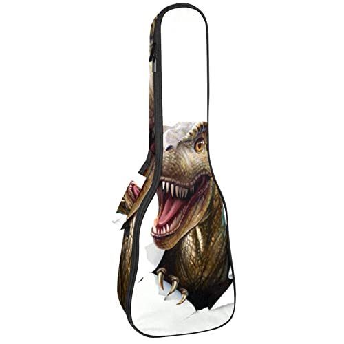 Ukulele Koffer Dinosaurier Ukulele Tasche 21 Zoll Wasserdicht Oxford Gig Bag Mit Tasche Jungen Mädchen
