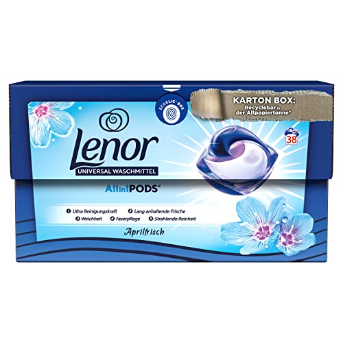 Lenor Waschmittel Allin1 PODS® Aprilfrisch für 38 Waschladungen Mit Ultra Reinigungskraft Und Lang Anhaltender Frische