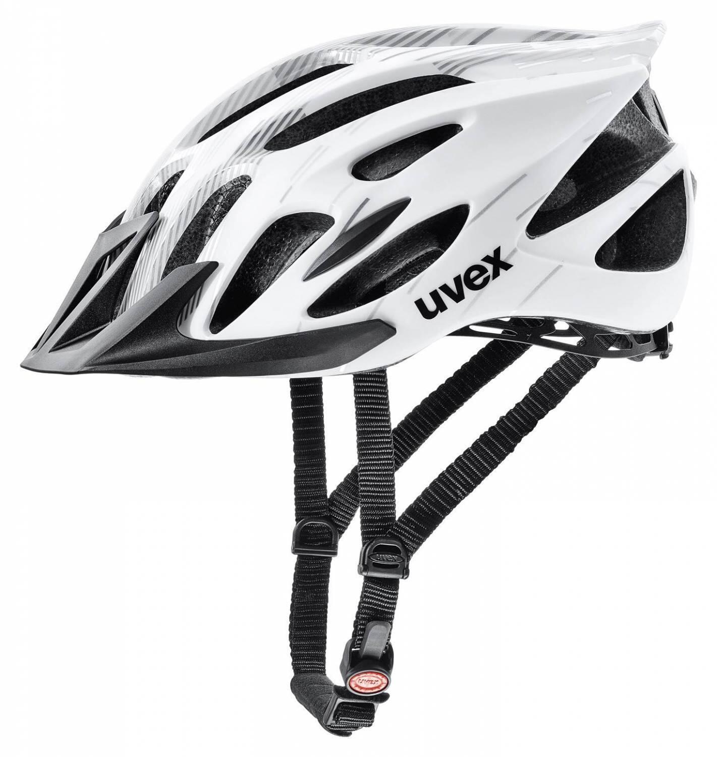Uvex flash fahrradhelm (größe: 57-61 cm, 02 white/black)
