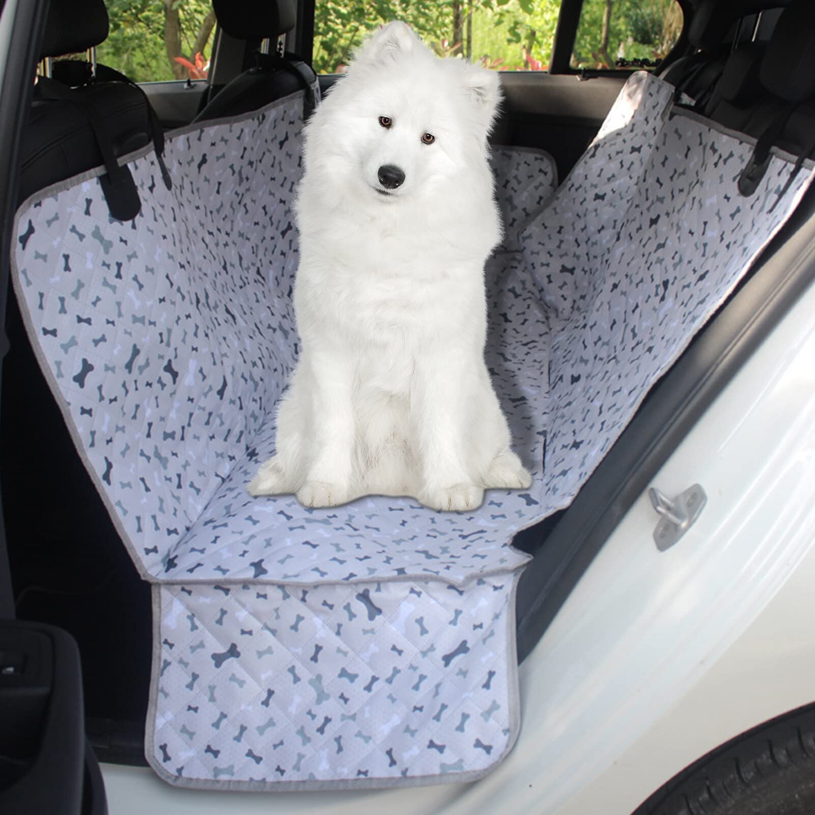 JIAWEIIY Hund Autositzbezug Wasserdicht Haustier Hund Reise Matte Mesh Folding Car Travel Seat Pets Cover Sitze Protector Mat Safety Carrier