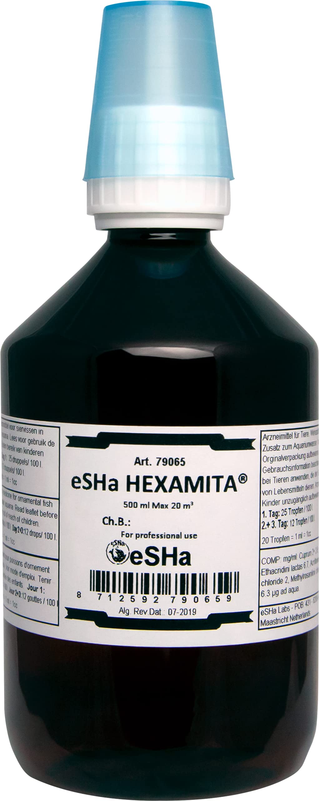 eSHa - HEXAMITA - bekämpft die Lochkrankheit bei Diskusfischen - 500 ml