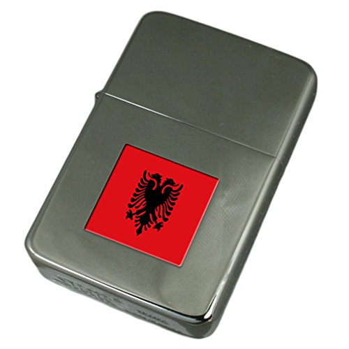 Select Gifts Gravur Feuerzeug Albanien Flagge