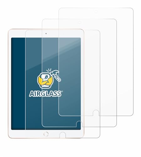 BROTECT Panzerglas Schutzfolie kompatibel mit Apple iPad 10.2" WiFi 2020 (8. Generation) (3 Stück) - 9H Extrem Kratzfest, Anti-Fingerprint