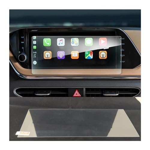Für Hyundai Für Sonata 2020 2021 2022 Gehärtetem Glas Screen Protector Auto Infotainment Radio GPS Konsole Navigation Navigation Schutzfolie (Size : 8 inch)