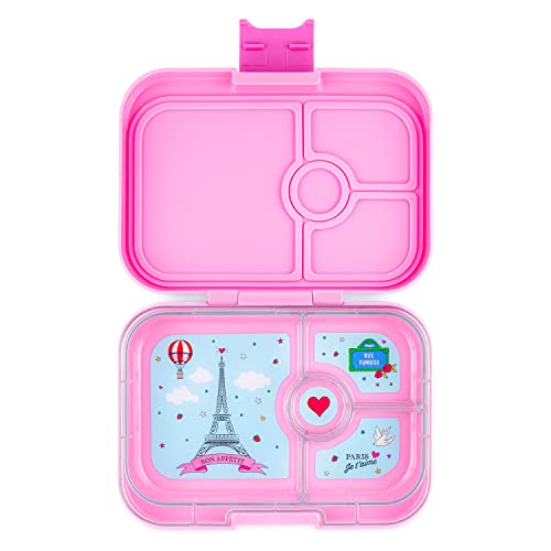 Yumbox Panino M Lunchbox (Fifi Pink) - mittelgroße Brotdose mit 4 Fächern | Kinder Bento Box für Kindergarten, Schule, Erwachsene