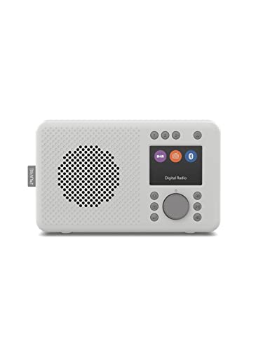 ELAN DAB+ tragbares DAB+ Radio mit Bluetooth 5.0 (DAB/DAB+ und UKW Radio, TFT Farbdisplay, 20 Senderspeicher, Preset-Tasten, 3.5mm Klinkenstecker, Batteriebetrieb möglich, USB), Stone Grey