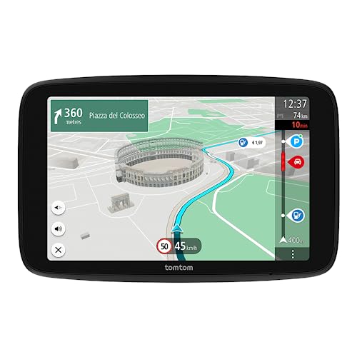 TomTom Navigationsgerät GO Superior (7 Zoll, Stauvermeidung Dank TomTom Traffic, Karten-Updates Welt, schnelle Updates via WiFi, Verfügbarkeit von Parkplätzen, Kraftstoffpreise)