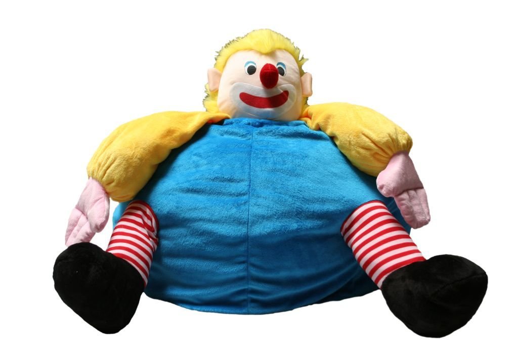 Kinzler K-11264/99 Kindersitzsack "Clown" 60x80 cm, bunt