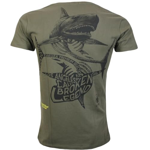 Yakuza Premium Herren T-Shirt 3619 Olive L