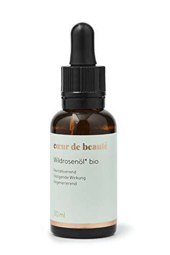 coeur de beauté - Bio Wildrosenöl - Reichhaltige Anti-Aging Pflege für eine glatte und feste Haut durch hohen Anteil an Alpha-Linolensäure