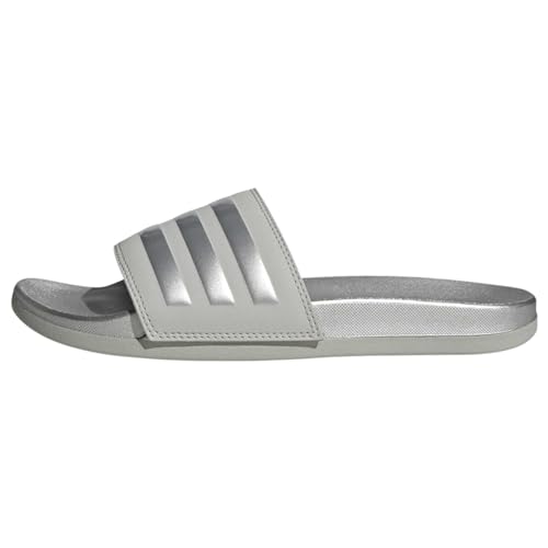 Adidas Damen Adilette Comfort Slides, Grey Two/Silver Met./Grey Two, 38 EU