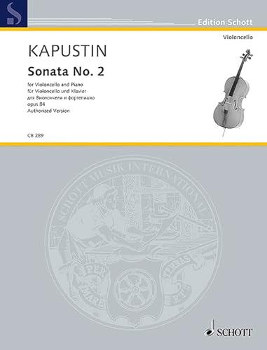 Sonata No. 2: op. 84. Violoncello und Klavier. Partitur und Stimme.: op. 84. cello and piano. Partition et partie. (Cello-Bibliothek)