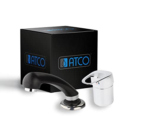 ATCO® Friseur Armatur FREE HD Friseurarmatur Waschtischarmatur Einhebel Mischbatterie Waschtisch Waschbecken Brause Handbrause Rückwärtswaschbecken Chrom