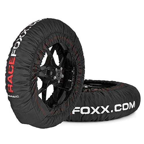 RACEFOXX Basic PITBIKE Reifenwärmer Tyre Warmers 80° C Heiztemperatur 12 Zoll Motorrad