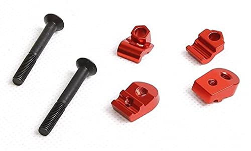 CNC-Präzisionsbearbeitung Ganzmetall-Frontstabilisatorhalterung für KM HPI 5B 5T 5SC (Color : Orange)