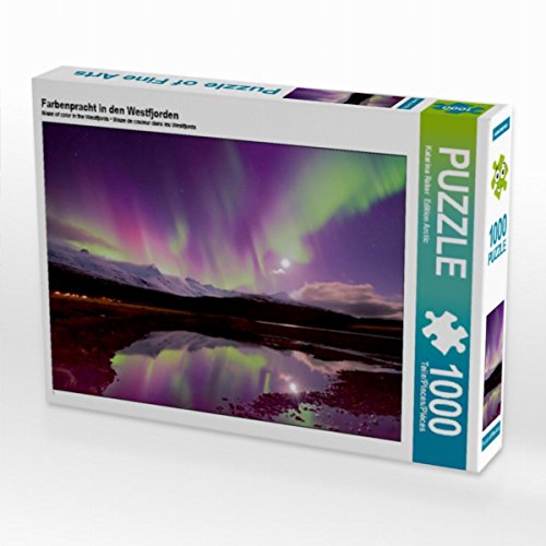 CALVENDO Puzzle Farbenpracht in den Westfjorden 1000 Teile Lege-Größe 64 x 48 cm Foto-Puzzle Bild von Edition Arctic