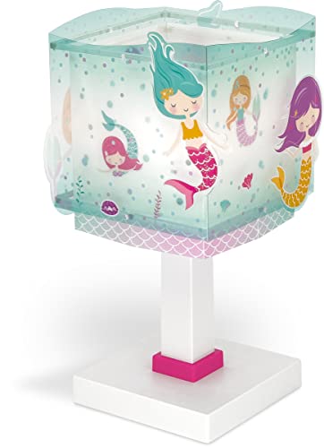 Dalber Kinder Tischlampe Nachttischlampe Mermaids Meerjungfrauen