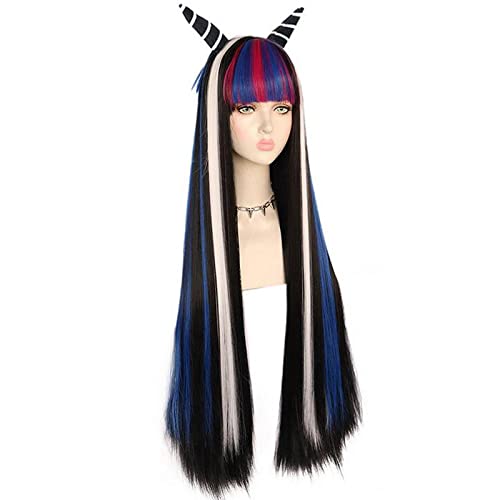 Anime Mioda Ibuki Long Wig Cosplay Costume Heat Resistant Synthetic Hair Women Cosplay Wigs