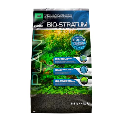 Fluval Bio Stratum, vulkanischer Bodengrund für bepflanzte Aquarien, 4 Kg