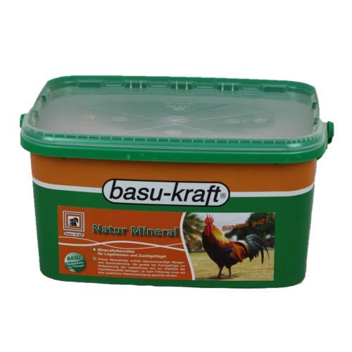 BASU Natur-Mineral 7 kg - Mineralfutter für Geflügel - bedarfsdeckende Mineralstoffversorgung ohne Vitamine