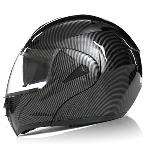 Motorrad Modularer Helm Klapphelm Full Face Motorradhelm DOT/ECE Zertifiziert Damen Integralhelme vollvisierhelm sturzhelm Motorrad Herren 22,XL