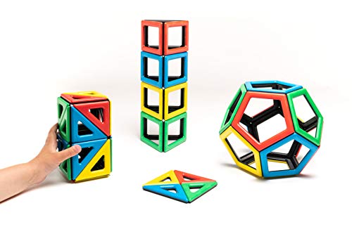 Polydron 50-1030 Magnetisch Extra Formen Set (48 Stück)