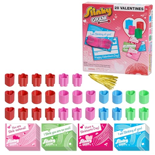 Just Play Slinky® Gram Valentinstagsset, 112-teilig, Kunst- und Bastelset für Kinder, Spielzeug für Kinder ab 5 Jahren