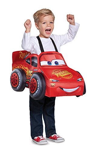 Cars 3 Lightning Mcqueen 3D Toddler Costume, One Size (Up To Size 6)