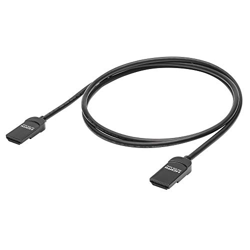 HICON 75cm Slim Design HDMI-Kabel 4K 60fps UHD 3D HDR 10 Premium HighSpeed 18GBit/s mit Ethernet 0,75m flexibel kompakt leicht - HI-HDSL-0075