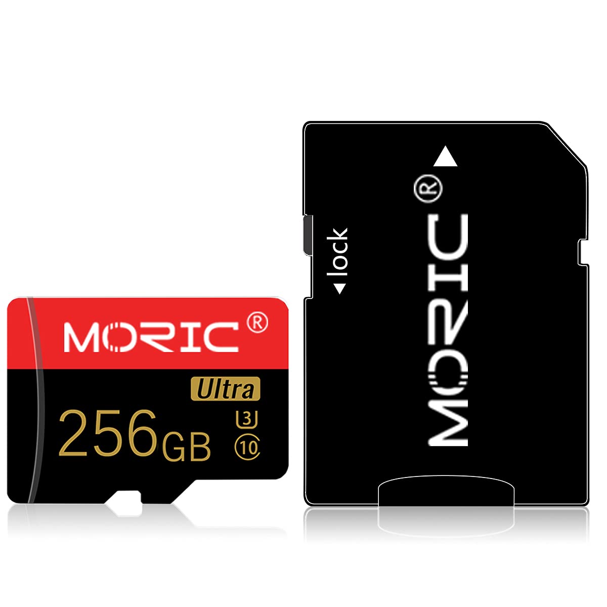 256GB Micro SD Karte, MicroSDXC UHS-I Speicherkarte 100MB/s, U1, Class10, FHD Video V10, A1, FAT32, High Speed Flash TF Karte für Computer mit Adapter/Cemera/Phone/Dashcam/Tablet/PC