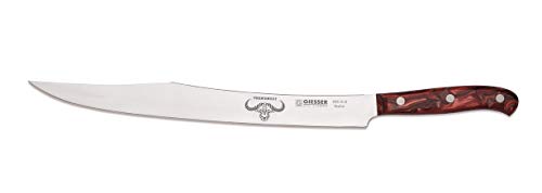 Giesser Qualitätsmesser Küchenmesser Schneidmesser Slicer No. 1 Premiumcut - 31 cm Klingenlänge (Red Diamond)