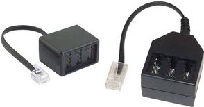 shiverpeaks BASIC-S Telefonkabel, schwarz, 3.0 m - für den Markt: D / L - 1 Stück (BS71283-8)