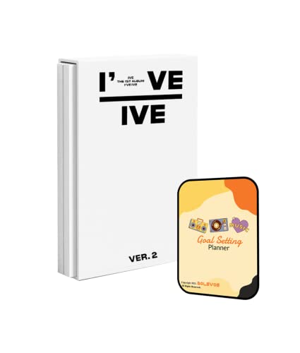 IVE I've IVE Album [VER.2]+Pre Order Benefits+BolsVos Exclusive K-POP Inspired Digital Merches (Goal Setting Planner, Sticker Pack)