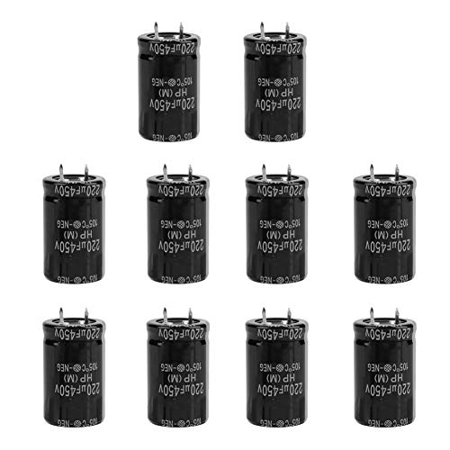 10 Stück 450V 220uF Radial Elektrolyt Kondensator Electronic Component