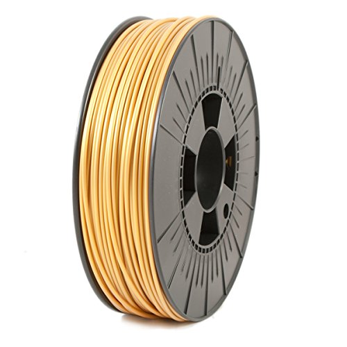 ICE FILAMENTS, ABS Filament, 3D Drucker Filament, 2.85 mm, 0.75 kg, Glamorous Gold
