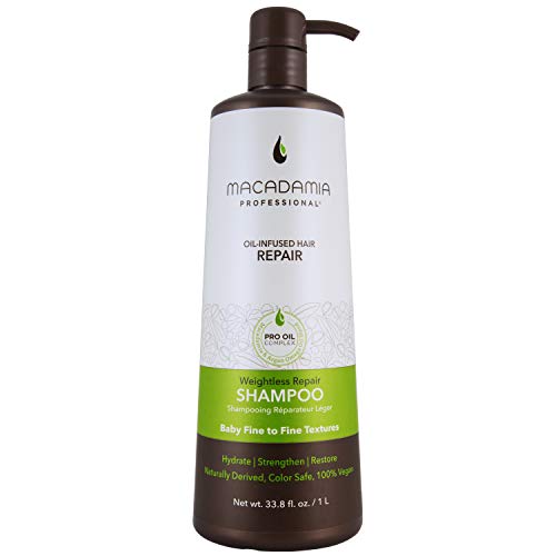Macadamia Professional Weightless Moisture Shampoo, 1er Pack (1 x 1 l)
