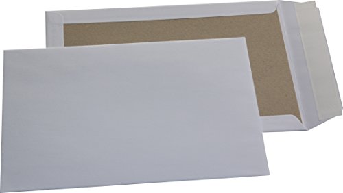 200 St. C4 Papprückwand Versandtaschen weiß 120 gr. Kuvert Haftklebend Briefumschläge HK Briefhüllen