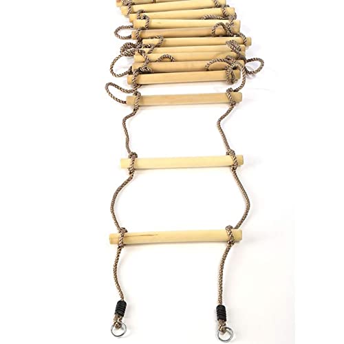 Strickleiter für Kinder mit 12 Sprossen Länge 440 cm von Gartenpirat®