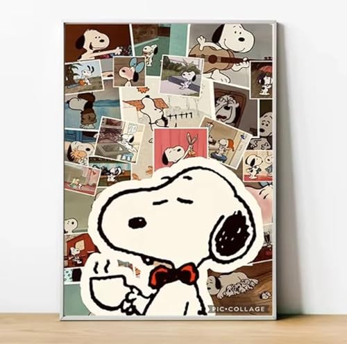 MZlier Puzzlespiele 1000 Stück S-Snoopys Cartoon Comics Kinder Geschicklichkeitsspiel für die ganze Familie, Home Dekoration Puzzle G1202233A(29.52inX19.68in)