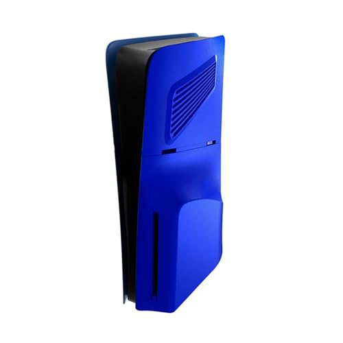 Hislaves Staubdichte Hülle für Ps5 Slim Spielkonsole Host Schutzhülle Wasserdicht Stoßfest Kratzfest ABS Material Schutz Blau