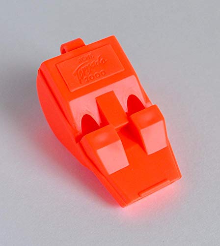 (6 Pack) Acme Tornado Model T2000 Pealess Whistle Day Glow Orange