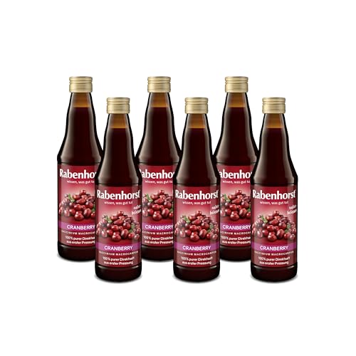 Rabenhorst Cranberry Muttersaft, 6er Pack (6 x 330 ml)